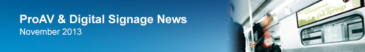 ProAV and Digital Signage News